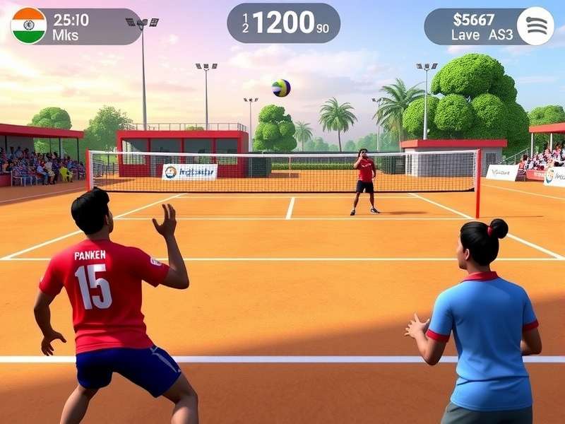 Indian Volley Maestro Gameplay Screenshot